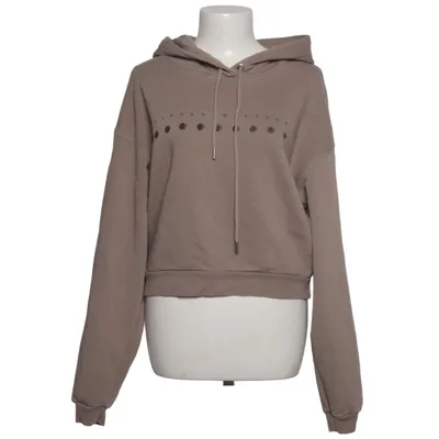 Sweat à capuche (Gris, Beige) de Sandra Mansour x H&M Coton, Polyester