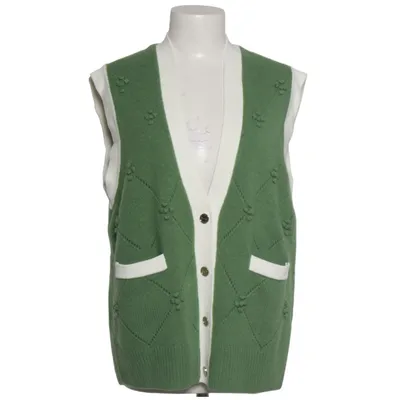Vest (Green, White) from Sandro