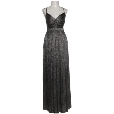 Cocktailkleid (Schwarz, Silber) von Bcbgmaxazria Metallfaser, Polyester