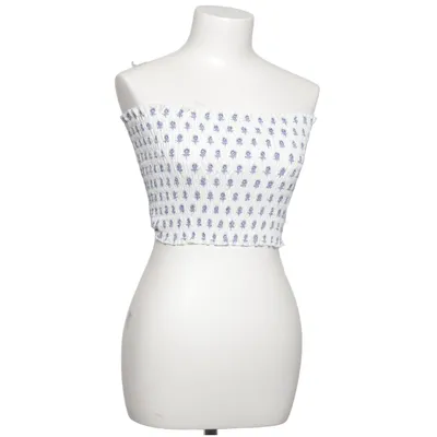 Tube top (Blue, White) from Meet x Tiger