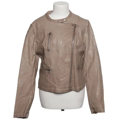 Biker jacket (Beige) from WE Cotton, Polyester, Polyurethane