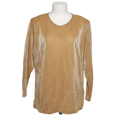 Blouse (Marron, Or) de Niki Acrylique, Élasthane, Polyamide