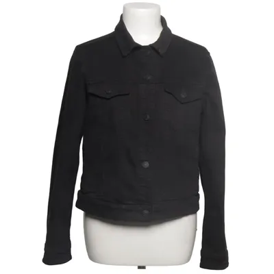 Veste en jean (Noir) de Mango Denim Coton, Élasthane