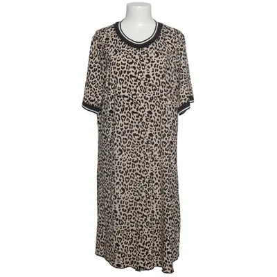 Dress (Beige, Black) from Boysen's Elastane, Viscose