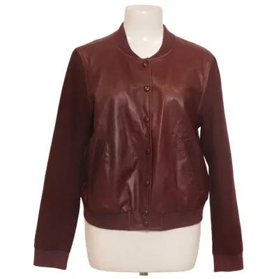 Bomberjacka (Röd) från H&M Trend Akryl, Skinn, Polyester