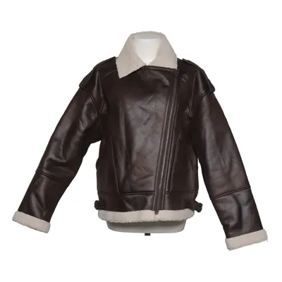 Shearling Jacke (Braun, Weiß) von America Today Polyester