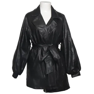 Jacket (Black) from Missguided Polyester, Polyurethane
