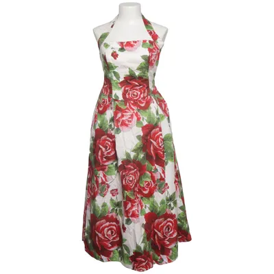 Kleid (Rot, Weiß, Grün) von Meshki Baumwolle