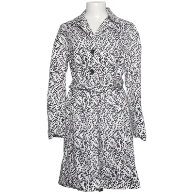 Coat (Black, White) from Zilch Cotton, Elastane