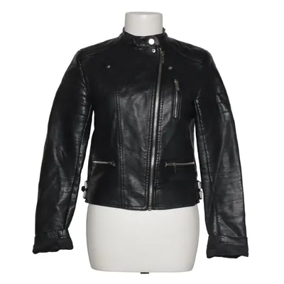 Veste de motard (Noir) de Zara Basic Outerwear Coton, Polyester, Viscose