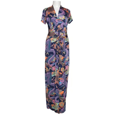 Robe portefeuille (Bleu, Multicolore) de Onjenu Élasthane, Polyester