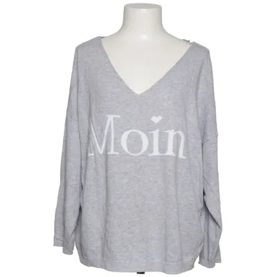 Sweater (Gray) from Selected Touch Acrylic, Cotton