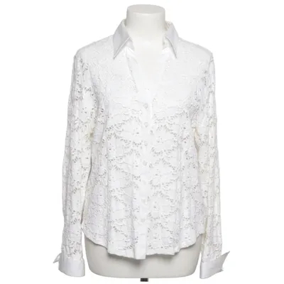 Blouse (White) from Nadine H Cotton, Elastane, Polyamide
