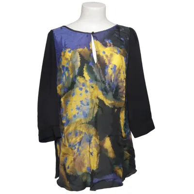 Bluse (Sort, Blå, Gul, Flerfarvet) fra Summum Woman Cupro, Polyester