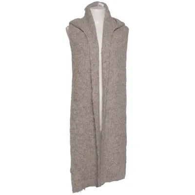 Hætte (Beige) fra Object Elastan, Polyamid, Genanvendt polyester, Uld