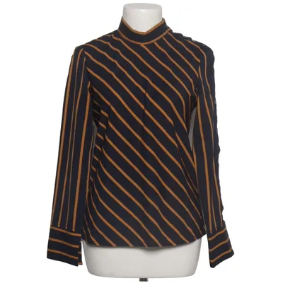 Blouse (Black, Yellow) from Lovie&Co Elastane, Polyester