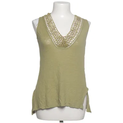 Tank Top (Green) from Adolfo Dominguez Cotton, Linen, Polyamide