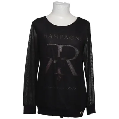 T-shirt à manches longues (Noir) de Rich Élasthane, Polyamide, Viscose