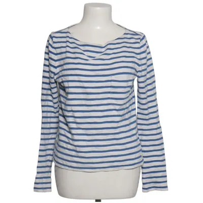 Langærmet t-shirt (Blå, Hvid) fra Marc O'Polo