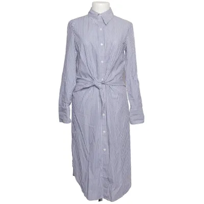 Robe chemise (Bleu, Blanc) de Mango Basics Coton