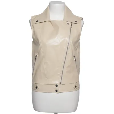 Biker vest (Beige) from Softy Collection Polyester, Polyurethane