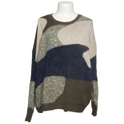 Sweater (Brown, Green, Blue) from Taifun Acrylic, Cotton, Elastane, Metallic fiber, Polyamide, Polyester, Wool