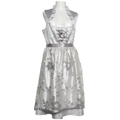 Dirndl (Silver) from Tramontana Acetate, Cotton, Metallic fiber, Polyester