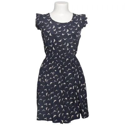 Dress (Blue, White) from Shikha London Polyester