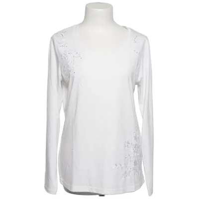 Långärmad t-shirt (Vit) från BPC Selection Elastan, Polyester, Viskos