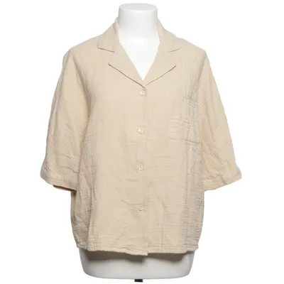 Kortärmad skjorta (Beige) från ONLY Blue Denim Ekologisk bomull