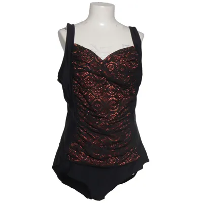 Swimsuit (Black, Red) from Janina Elastane, Polyamide, Polyester