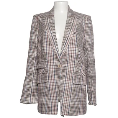 Blazer (Wit, Bruin, Blauw) van Veronica Beard Katoen, Elastaan, Polyester