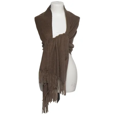 Schal (Braun) von Cashmere Kaschmir, Viskose, Wolle