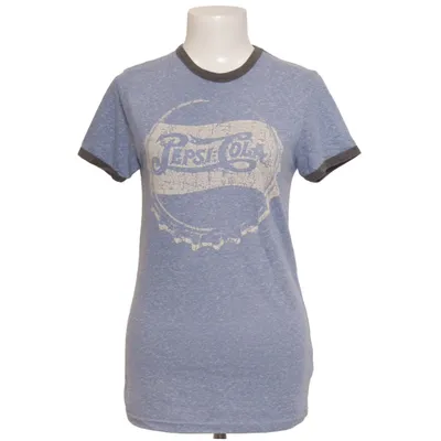T-shirt (Blauw, Grijs) van Pepsi Katoen, Polyester