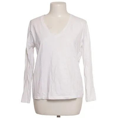 Long sleeve T-shirt (White) from Mango Cotton