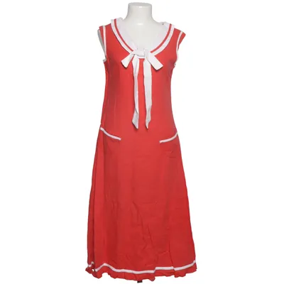 Dress (Red, White) from Collectif Cotton, Elastane