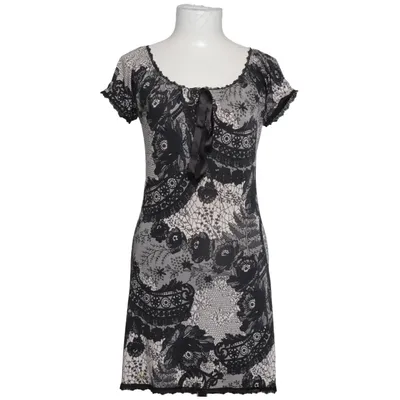 Dress (Black, White, Multicolored) from Strass Polyamide, Elastane