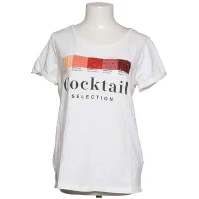 T-shirt (Blanc) de Heine Coton, Élasthane