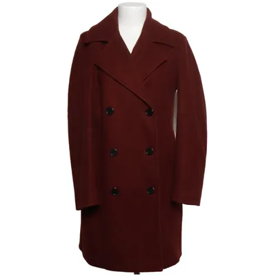 Coat (Brown) from Zalando Essentials Acrylic, Polyester, Wool