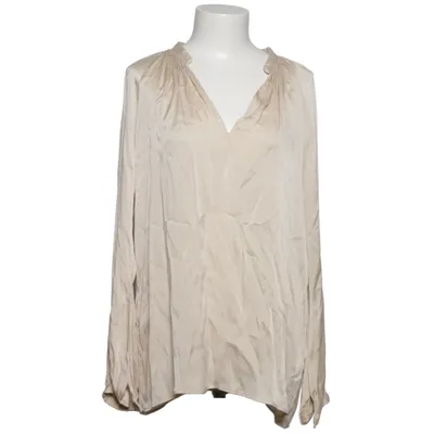 Bluse (Beige) von Aglini Elasthan, Seide