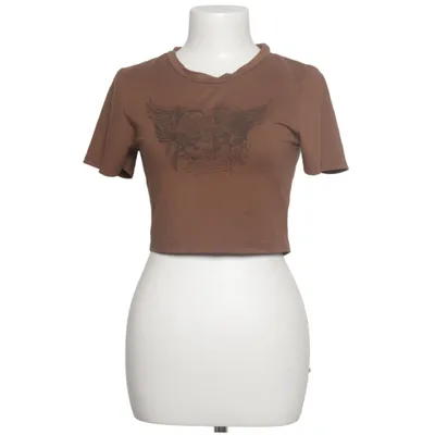 T-shirt (Brun) fra Romwe Elastan, Polyester
