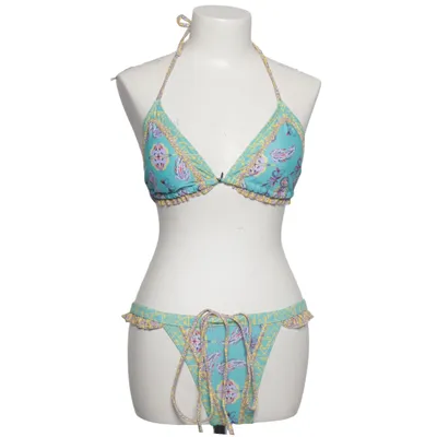 Bikini (Blå, Gul, Flerfärgad) från Shein Elastan, Polyester