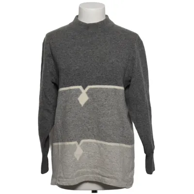 Sweater (Gray, White) from Gispa Wool