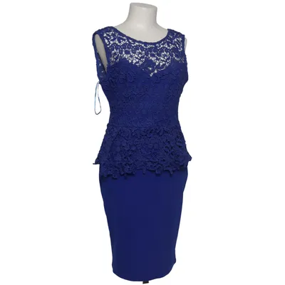 Cocktailjurk (Blauw) van Emamoda Elastaan, Polyester