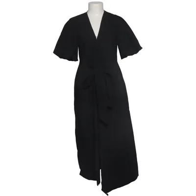 Robe portefeuille (Noir) de H&M Studio Coton, Élasthane, Polyester