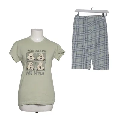 Pyjamasz (Grøn, Grå) fra REO Bomuld, Polyester