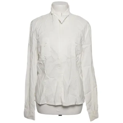 Bluse (Hvid) fra Chaloc Elastan, Polyamid, Viscose