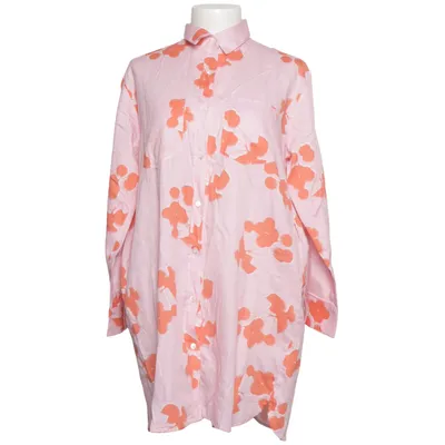 Robe chemise (Rose, Orange) de Maan Coton