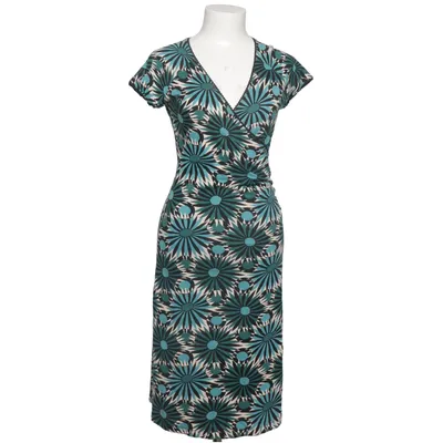 Wikkeljurk (Groen, Zwart, Blauw) van King Louie Elastaan, Viscose