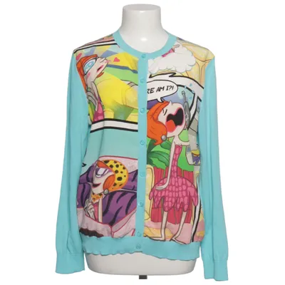 Cardigan (Blå, Flerfarvet) fra Moschino Cheap and Chic Bomuld